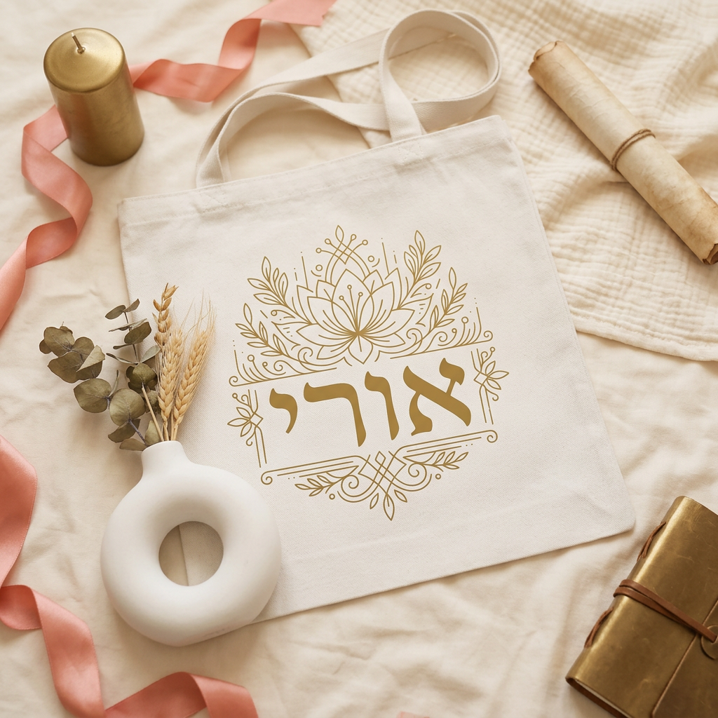 עיצוב פרחוני מוזהב יוקרתי — תצוגת lifestyle